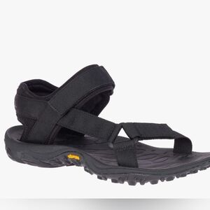 Merrell Vibram Black Performance Sandals Sz 11 Preloved In Good Condition